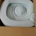 LINENSPA Memory Foam Mattress Topper - 2 Inch Gel Infused Memory Foam - Plush Feel - Cooling and Pressure Relieving - CertiPUR Certified - Dorm Room Essentials - Twin Size