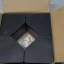 Anti Vibration Pads for Washing Machine - Double Heighten Washer and Dryer Pedestals High Hard Wearing Square Rubber Foot Pads, Noise Cancelling and Shock Support Protects Pedestals (3.14 Inch Double Heighten)