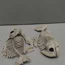 JOYIN 2 PCS 9.5 Halloween Posable Fish Skeleton Decor, Animal Plastic Bones with Posable Joints for Indoor Outdoor Halloween Decorations Party Props, Yard Patio Lawn Garden Props Decor