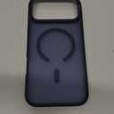 [Upgraded Full Camera Protection] for iPhone 17 Pro Max Case with Camera Cover Stand [Fit for MagSafe][10FT Mil-Grade Protection] Translucent Magnetic iPhone 17 Pro Max Phone Case, Blue