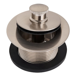 Bath tub Drain Kit 1-7/8" 1-1/2-11.5NPSM Brushed Nickel tub Drain Strainer,All Brass