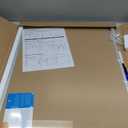 ARCOBIS Dry Erase Calendar with Cork Board for Wall, 24"x 18" Magnetic Calendar Whiteboard with Silver Frame, Monthly Combination Board for School, Home, Office