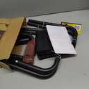 Elevated Dog Bed Raised Outdoor Dog Cot for Large Dogs, Installation Requires No Tools, Frame with Washable Cooling Breathable Mesh Anti-Slip Feet, Indoor Pet Bed, Black, 43.3 Inches