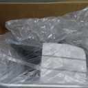 Flash Furniture HERCULES Series 300 Lb. Capacity Adjustable Gray Bath & Shower Transfer Bench with Back and Side Arm (Grey)