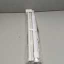 LazBlinds No Tools No Drill 1" Vinyl Mini Blinds, Cordless Blinds for Windows, Light Filtering Horizontal Window Blinds & Shades, 21" W x 36" H, White