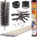 Gardus RLE24 LintEater Rotary Dryer Vent Cleaning System, Removes Lint, Extends Up to 24