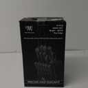 15 Pcs Kitchen Knife Set with Block Self Sharpening, Dishwasher Safe, 6 Steak Knives, Anti-slip handle, Black