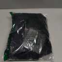 Women Sexy 2 Piece Outfits Dress Chiffon Strap Deep V Neck Bra Crop Top High Split Maxi Dresses Skirt Set (Large, Update Black/With Pad)