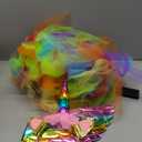 Girls Unicorn Costume LED Light Up Unicorn Dress Up Birthday Gifts Princess Dress for Halloween Party (5-6 Years)