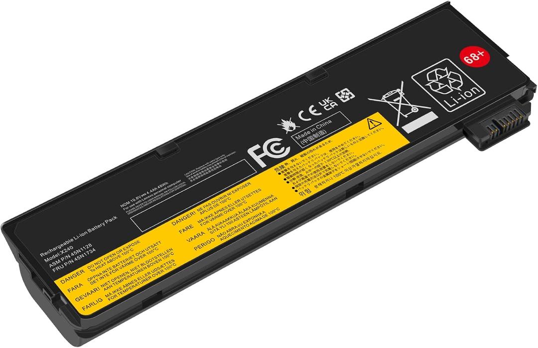 ASUNCELL 48WH Battery 68+ for ThinkPad T440 T450 T460 T460P T470P T550 T560 X240 X250 X260 X270 L450 L460 L470 P50S W550s 0C52861 0C52862 Series 45N1125 45N1126 45N1127 45N1128 45N1129
