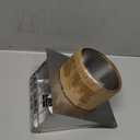 Hon&Guan Dryer Vent Cover Outside 4 Inch with Removable Mesh -304 Stainless Steel Wall Vent Exhaust Vent Cover Rubber Cushioned Non Return Flap (4in [Neck Size:3.90/Inner:3.81in])