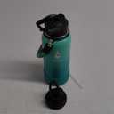 Farsea Insulated Water Bottle With Paracord Handle, Protective Silicone Boot and 2 Lids (Straw Lid & Spout Lid), Stainless Steel Water Bottle Wide Mouth, Double Wall Sweat-Proof BPA-Free, 24 oz (Mint/Green)