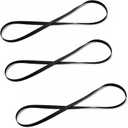 5 x 3 Pieces Turntable Belt Machine Recorder Rubber Belt for Repair Replacement Maintenance Most Kinds of Belt-Driven Turntables, 172MM