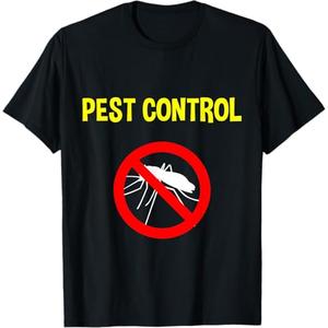 Pest Control Funny Halloween Costume Exterminator Tee TShirt, L