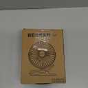 BESKAR Clip on Fan, 360 Rotation Quiet Stroller Fans with Strong Airflow,3 Speeds, Portable Small Fans with Sturdy Clamp,Perfect Personal Cooling Fan for Office Table Bedroom Kitchen (White)