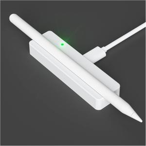 Magnetic Wireless Charger Dock with USB Cable Compatible with Apple Pencil 2nd Generation Only, Convenient Ipencil Charging Stand fits for Ipad Pen Gen 2,Save Your Ipad Battery Power