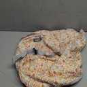 Dual-Belt High Chair Cover, Baby High Chair Cover, Upgrade Version, for Wooden or Restaurant High Chair, Sturdy and Robust Material, Creamy Cake