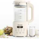 Nut Milk Maker Machine,8 in 1 New Upgrade Soy Milk Maker Automatic for Almond,Oat,Plant-Based Milk and Non-Dairy Beverages,40oz Almond Milk Maker Machine with Delay Start/Self Clean/Boil Water