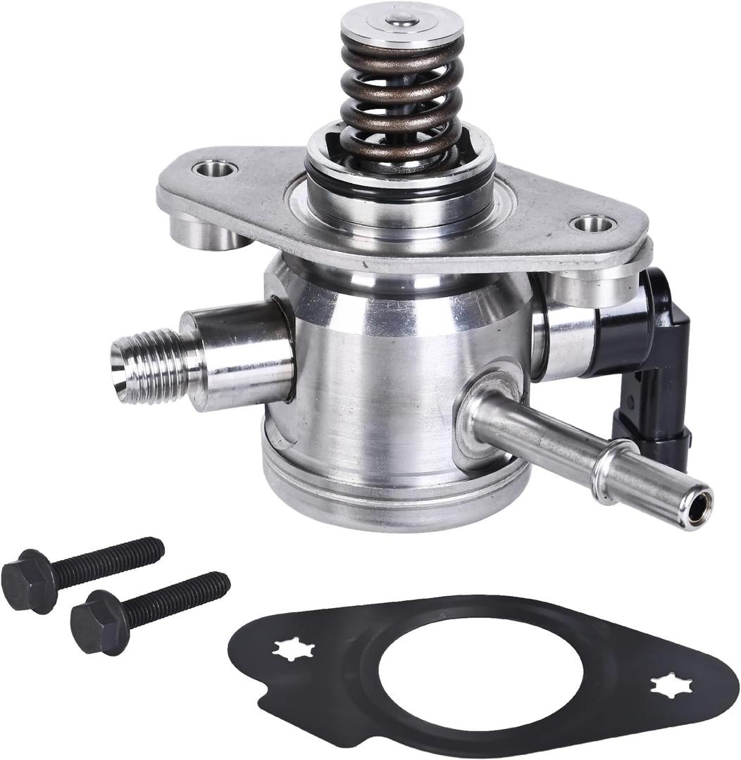 12641847 High Pressure Fuel Pump with Seal Gasket & Bolt Kit - Compatible with Chevrolet Equinox 2010-2017, Malibu 2013-2014, Impala & GMC Terrain 2010-2017 & Buick LaCrosse, Verano, Regal, L4 2.4L