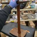 Side Table - Stirling Wooden Modern C Shaped End Table - Hand Crafted Tables - End Table for Living Room, Bedroom Bedside Tables and Office