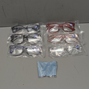 CCVOO Mix & Match Reading Glasses for Women - Lightweight, Comfortable Fit, Clear Vision - Blue Light Blocking 1.25