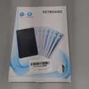 Backlit Bluetooth Keyboard Small Portable Wireless Keyboard Rechargeable Illuminated for Android Samsung Tablet Cell Phone Smartphone iPad A16 11th 10th Generation iPad Pro Air Mini iPhone (Black)