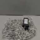 WATERGLIDE Outdoor Halloween Net Lights, 12FT x 5FT 360 LED Fairy String Light with 8 Lighting Modes, Connectable Light Safe Adaptor for Garden Tree Bushes Holiday Party Decorations, Orange & Purple