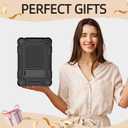 MENZO All-New Case for 8" Tablet, Slim Shockproof Rugged High Impact Protective Case with Kickstand, Black