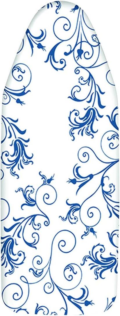 Mabel Home Ironing Board Padded Cover, 100% Cotton (6 Different Size & Pattern) (18" x 47" / Solidsteam)