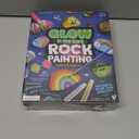Dan&Darci Kids Rock Painting Kit - Glow in The Dark - Gifts Arts & Crafts for Boys and Girls Ages 6-12 - Craft Activities Kits - Creative Art Toys for 6, 7, 8, 9, 10, 11 & 12 Year Old Kid