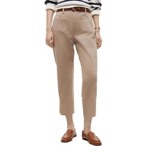 Tommy Hilfiger Women's Twill Patch Pocket Pants, Beige 18