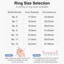 Smart Ring for Women & Men, Fitness Tracker Ring with Heart Rate Monitor, HRV, Sleep Tracking, No Subscription Fee, 10ATM Waterproof Activity Ring for Android & iPhone (Matte Pink, 7#)