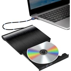 External DVD Drive, Portable USB 3.0 CD Burner +/-RW Drive, DVD Player for ROM Rewriter Burner, Compatible with Laptop, Desktop PC, Windows MacBook Linux Mac OS