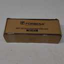 Forbena Floating Shelves for Wall with Rail, White and Natural Wood Nursery Book Shelves for Baby Girls Boys Kids Room Bedroom, Hanging Bookshelves Wall Mounted for Books, Toys, Bathroom (Set of 2)