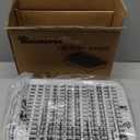 Litter Box Step, Litter Box Ramp/Catcher with Wooden Base, Anti-Tracking & Easy to Clean, Ideal for Small & Elderly Cats (Grey) (Light Gray)