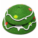 Cinnvoice 41.3" Christmas Cat Tree Tower with Cat House Sisal Scratching Post Ball Teaser Plaything for Indoor Cats Multi-Level Tree Tower Furniture for Kittens Christmas Party Decor, Green