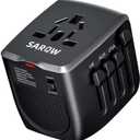 Travel Converter Adapter Voltage Converter that Steps Down 220 Volts to 110 Volts for use in Over 200 Countries,Including The U.S., U.K., Europe, and Australia