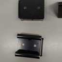 2pcs Motorcycle E Track Wheel Chock E Track Dirt Bike Wheel Chock Supports Tires up to 6 inch Wide