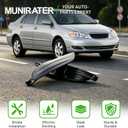 munirater 2-Pack Front Bumper Fog Light Cover Grilles Replacement for Corolla 2005-2008 Left and Right Side 52128-02200 52127-02170