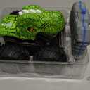 Remote Control Car for Boys Age 4-7 8-12, 50min+ Runtime Dinosaur Monster Truck Toy with Spray, Light, Music, Stunts, Birthday Gift for Boy 3 4 5 6 7 8 9 10 Year Old (Green)