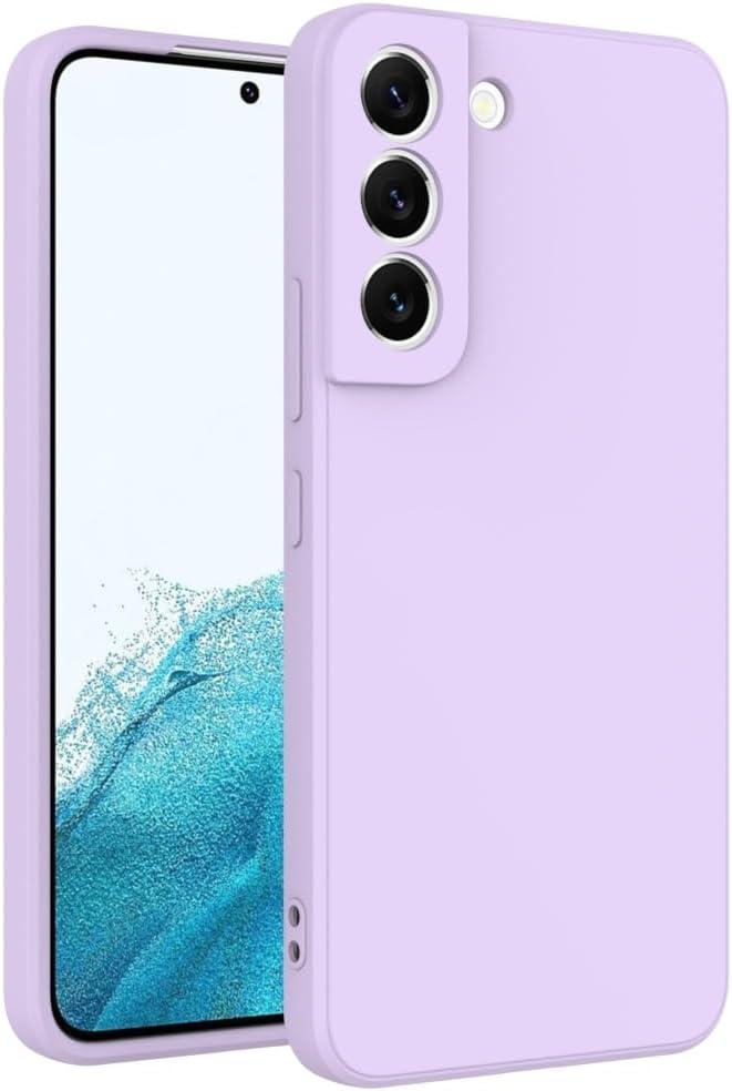 for Samsung Galaxy S22 Case Purple, Scratch Resistant with Soft Touch, Slim Thin Phone Cover for Samsung Galaxy S22