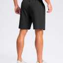 Pudolla Men's Casual Shorts 7"/9"/5" Lightweight Golf Shorts with 3 Pockets Stretch Quick Dry Comfy Work Shorts Size L7/2XL