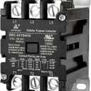 SunLee 3 Pole 40 Amp contactor 120V coil UL DP Contactor HVAC Contactor A2L Compliant 42CF35AF equivalent