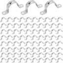 300 PCS 1 Inch Stainless Steel Rigid Pipe Strap, M25 Conduit Clamps, U Bracket Mounting Clamps with Two Hole, U Tube Pipe Clamp for Chemical Industry, Commercial