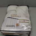 Pinch Pleated Linen Curtains 96 Inches Long for Living Room 2 Panel Set Cream Ivory Light Filtering Pinch Pleat Hooks Rings Back Tab Neutral Boho Farmhouse 96 Inch Curtain Drapes for Bedroom Window (Natural)