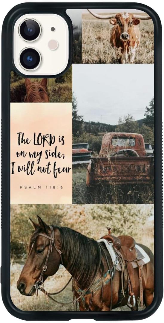 Western Phone Case Compatible with iPhone 11 Horse Phone Case