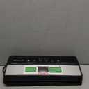 GERYON Vacuum Sealer Machine  Automatic Food Vacuum Sealer for Dry & Moist Food, Compact with LED Touch Panel, Includes Zipper Bags & Roll, Perfect for Sous Vide & Freezer Storage (Silver)