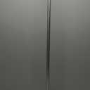 BRIOFOX Industrial Shower Curtain Rod - Rustproof Non-Slip 43-72 Inch 304 Stainless Steel, Chrome