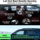 Window Visor Rain Guards for Ford Explorer 2020-2026 Out-Channel Window Deflectors Tape-On Sun Visor Accessories 4PCS (for 20-26)