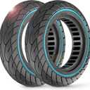 BANGTING 2-Pack 10x2.125 Tubeless Scooter Tires - Fits Models: 8.5x2.0, 8x2, 50-75-6.1, 102.0, 102-6.1, 102(54-152) | Verify Rim Size: 6.5-6.65" Diameter & 1.26-1.34" Width | Puncture-Resistant (Blue)